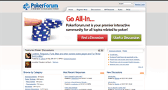 Desktop Screenshot of pokerforum.net